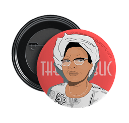 Funmilayo Ransome Kuti Pin Badge - Image 1