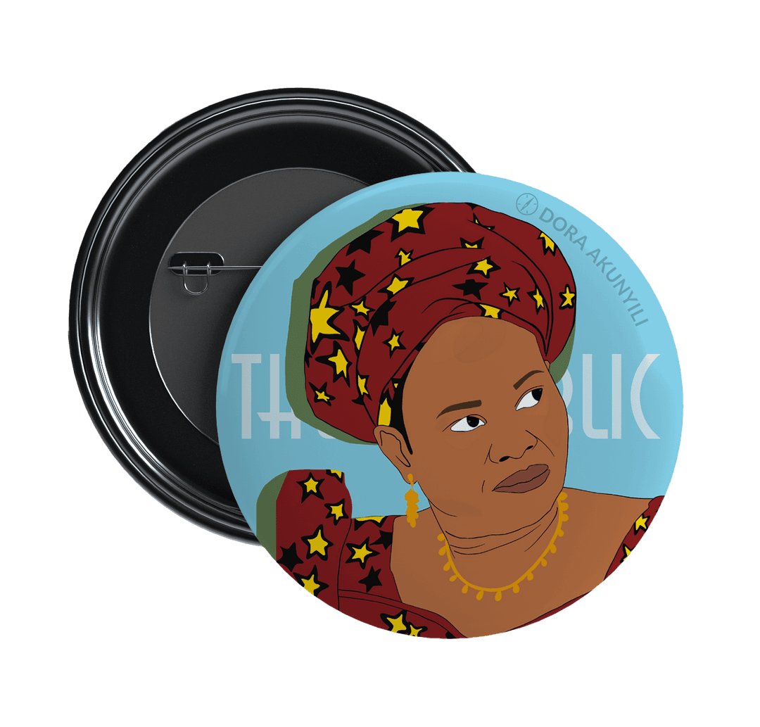 Dora Akunyili Pin Badge