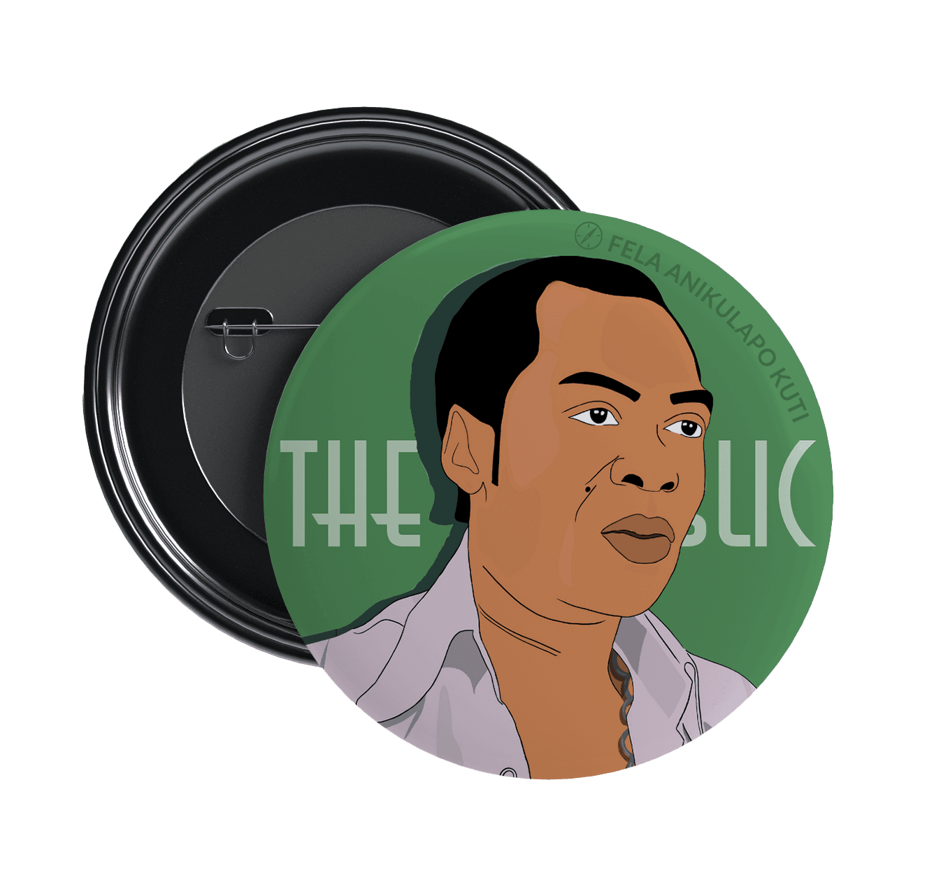 Fela Anikulapo Kuti Pin Badge
