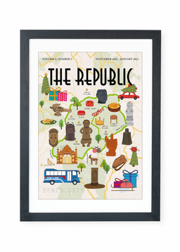 ‘(I’ll Be) Home for Christmas’ Print - Image 1