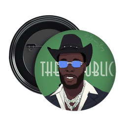 Burna Boy Pin Badge - Image 1