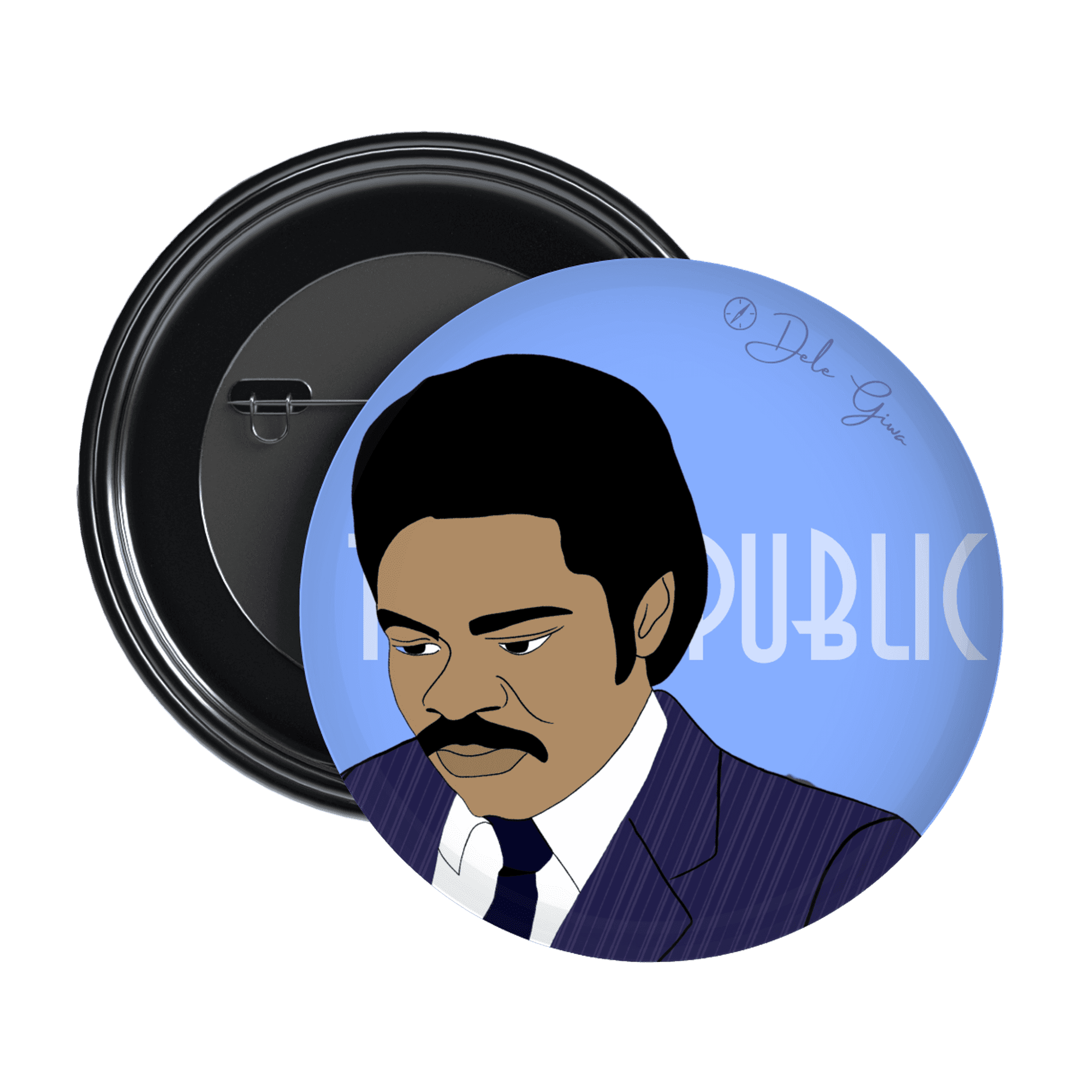 Dele Giwa Pin Badge