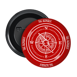The Republic Logo Pin Badge - Image 1