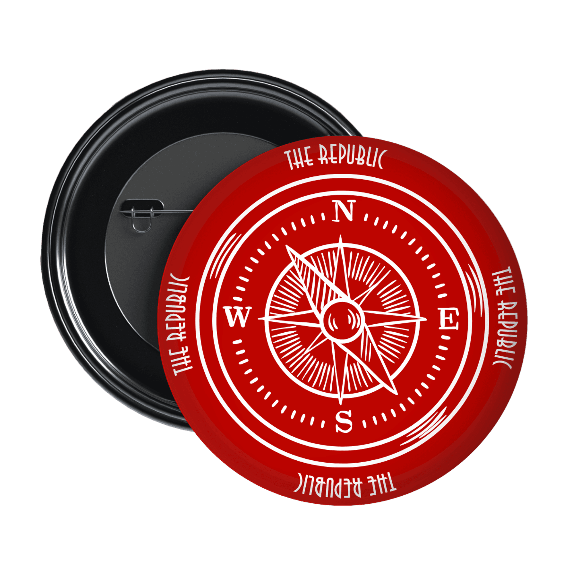 The Republic Logo Pin Badge