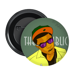 Wizkid Pin Badge - Image 1