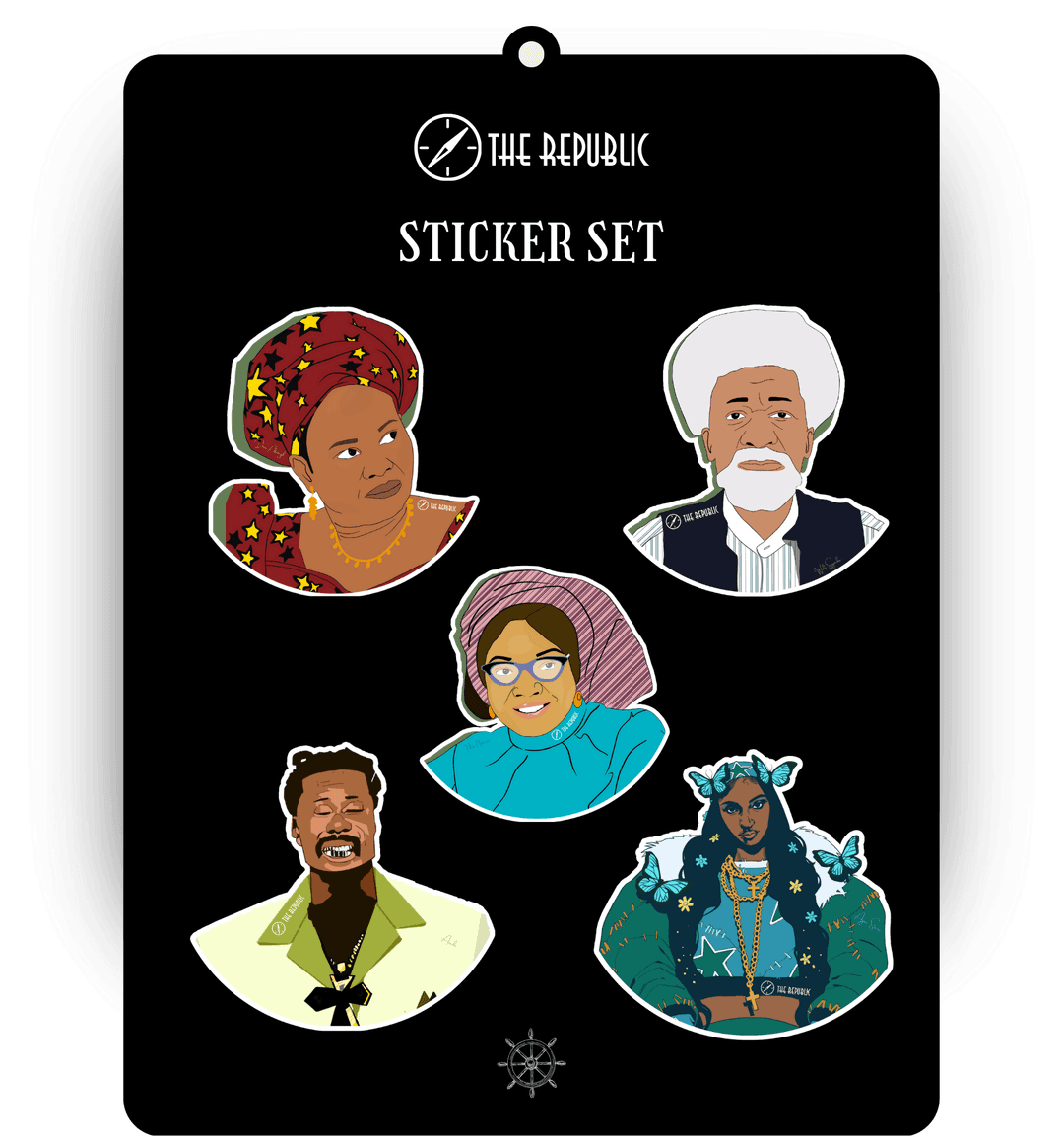 The Republic Sticker Set