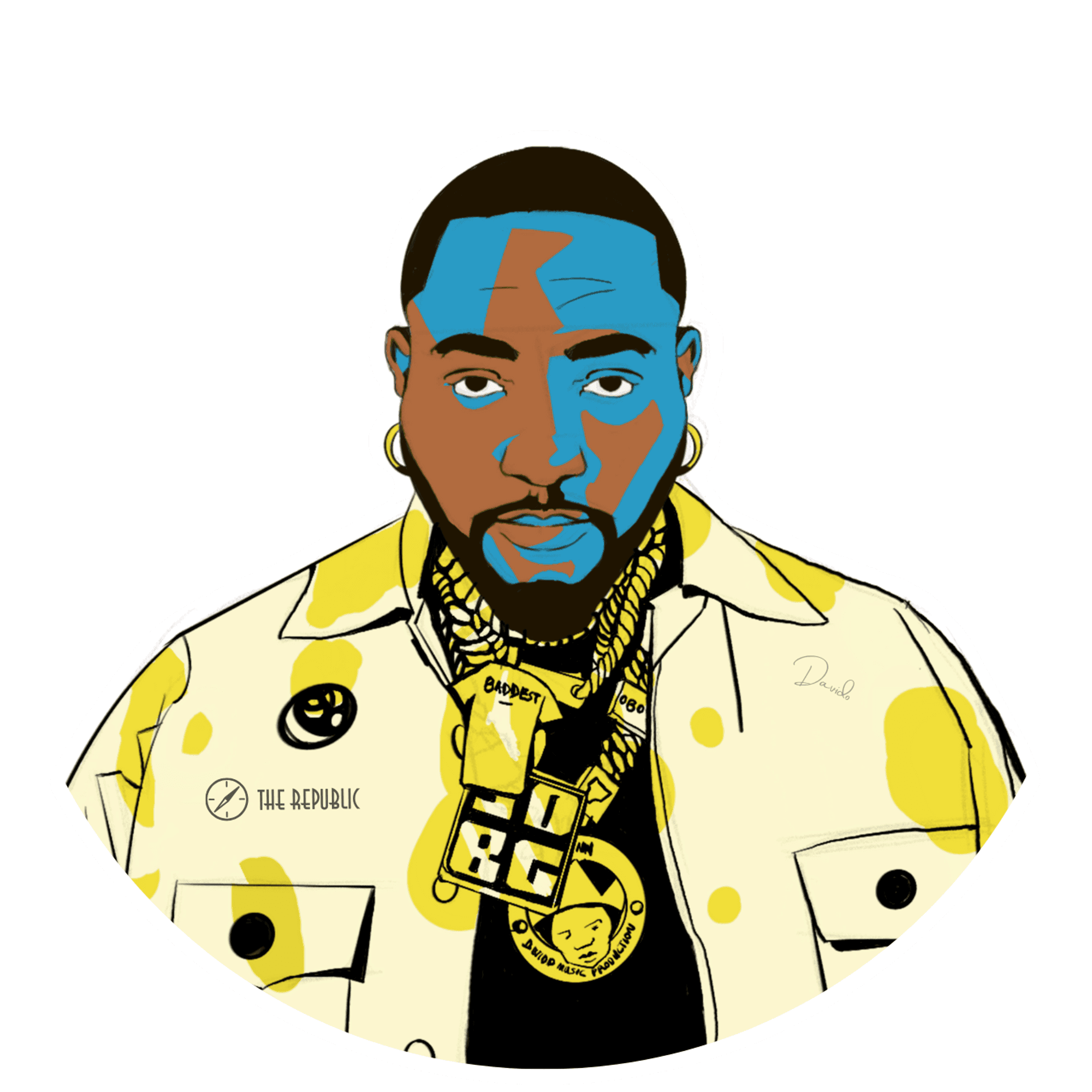 Davido Sticker