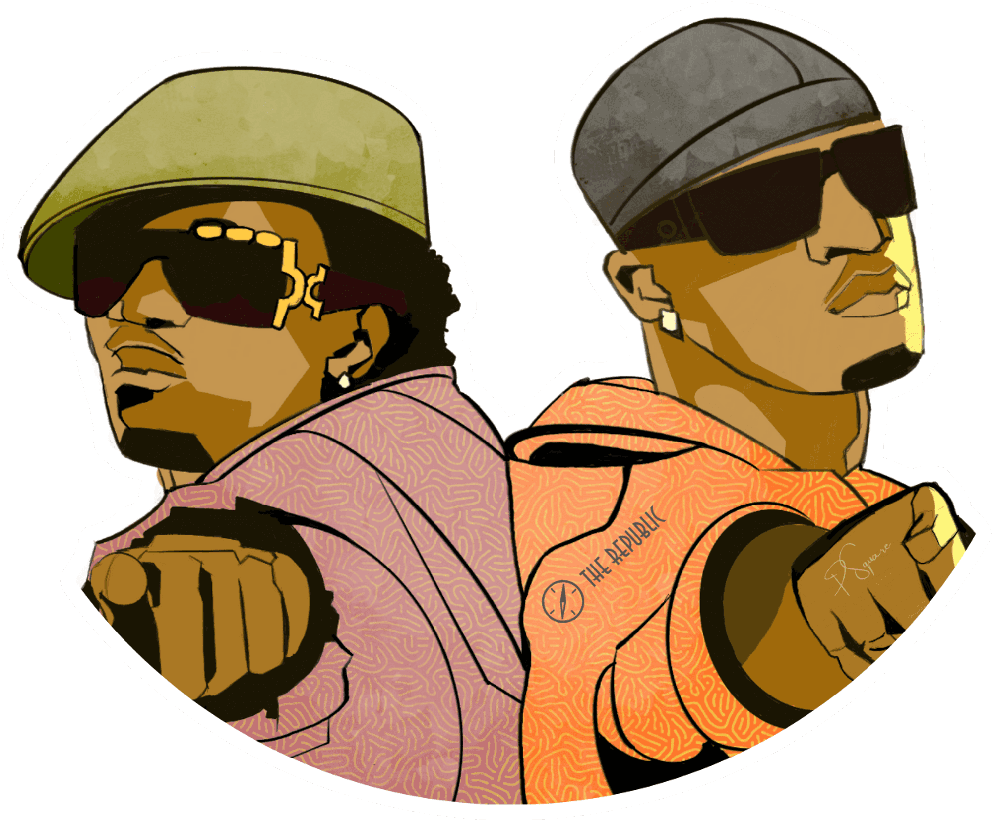 Psquare Sticker
