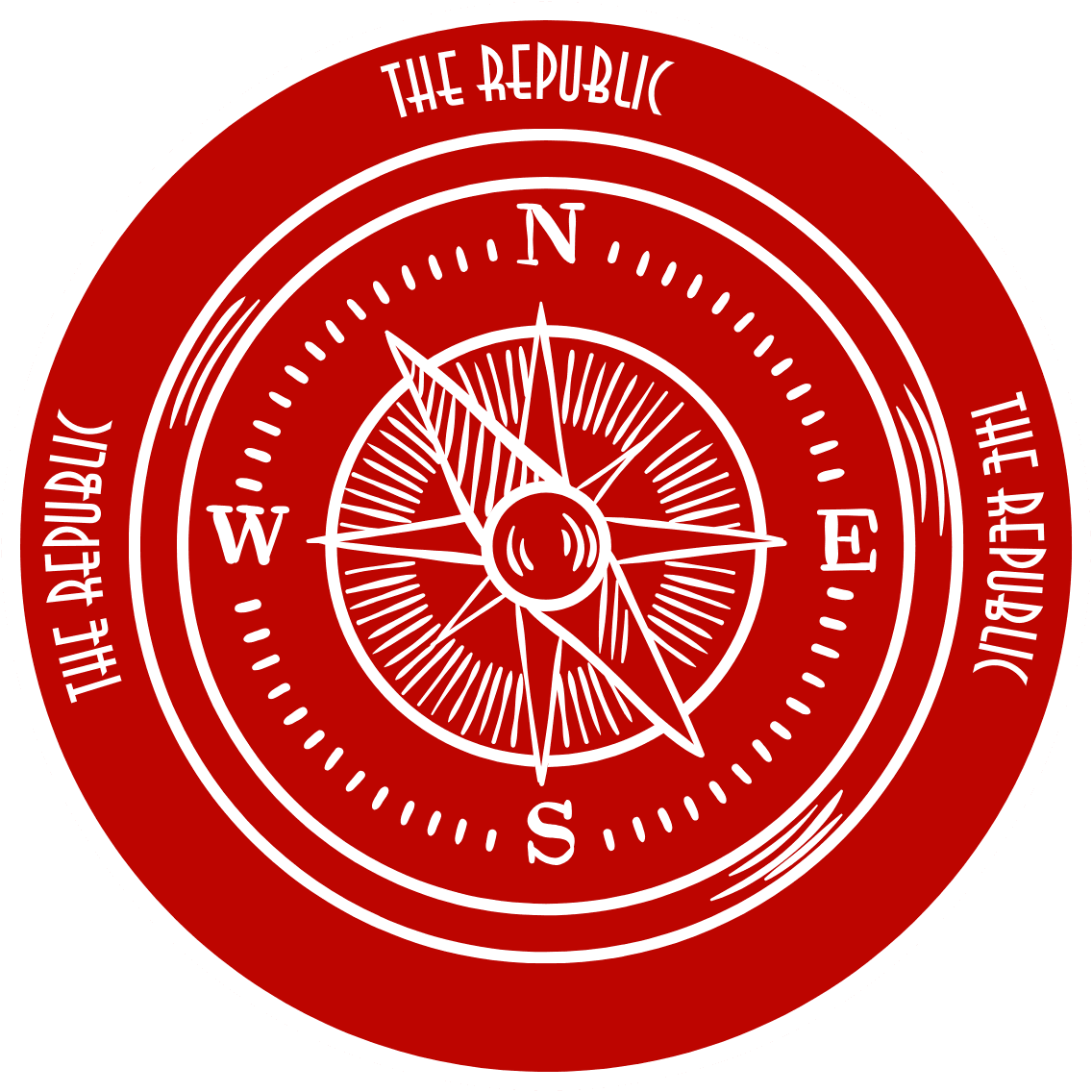 The Republic Logo Sticker