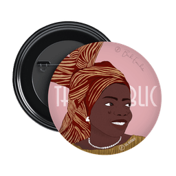 Buchi Emecheta Pin Badge - Image 1